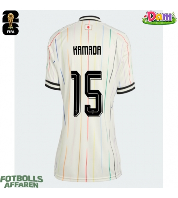 Japan Daichi Kamada #15 Bortatröja Kvinnor VM 2026 Kortärmad